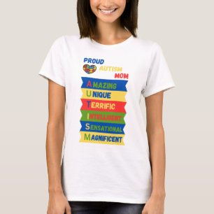 Proud Autismus Mama T-Shirt