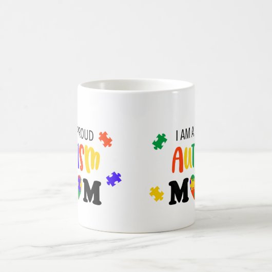 Proud Autismus Mama Tasse (Mittel)