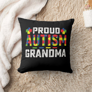 Proud Autismus Oma Awareness Autistic Familie Kissen