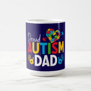 Proud Autismus Vater - Ein Abzeichen von Liebe und Kaffeetasse