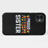 Proud Autisse Sister Awareness Autistic Family Case-Mate iPhone Hülle (Rückseite (Horizontal))
