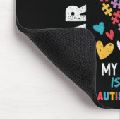 Proud Autistic Vater Mousepad (Ecke)