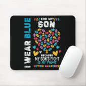 Proud Autistic Vater Mousepad (Mit Mouse)