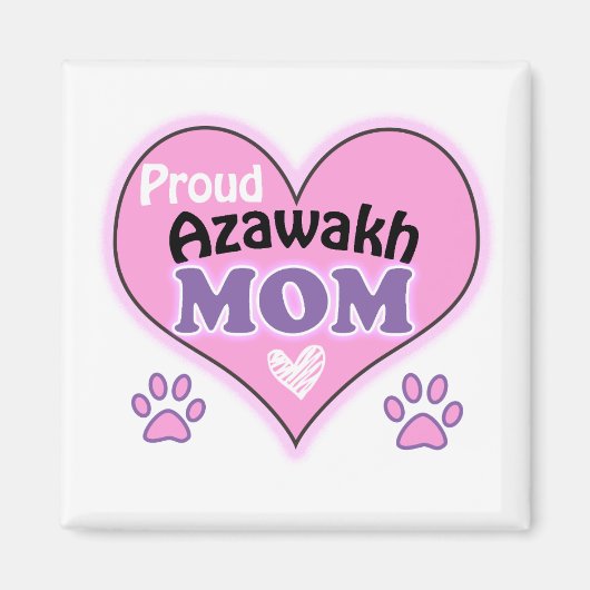 Proud Azawakh Mom Magnet (Vorne)