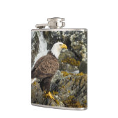 Proud Bald Eagle Flachmann (Links)