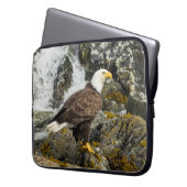 Proud Bald Eagle Laptopschutzhülle (Vorderseite Links)