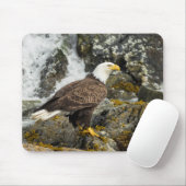 Proud Bald Eagle Mousepad (Mit Mouse)