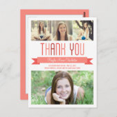 Proud Banner Abschluss Danke Karte (Vorne/Hinten)