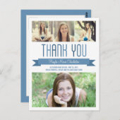 Proud Banner Abschluss Danke Karte (Vorne/Hinten)