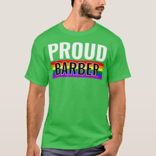 Proud Barber LGBT Gay Pride Monat Lesbian Unisex T-Shirt