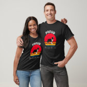 Proud Bartded Collie Dog Mama T-Shirt (Unisex)