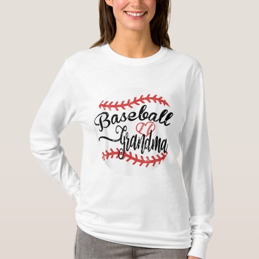 Proud Baseball Grandma T-Shirt (Vorderseite)