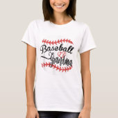 Proud Baseball Grandma T-Shirt (Vorderseite)
