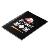 Proud-Baseball-Mama Notizblock (Linke Seite)
