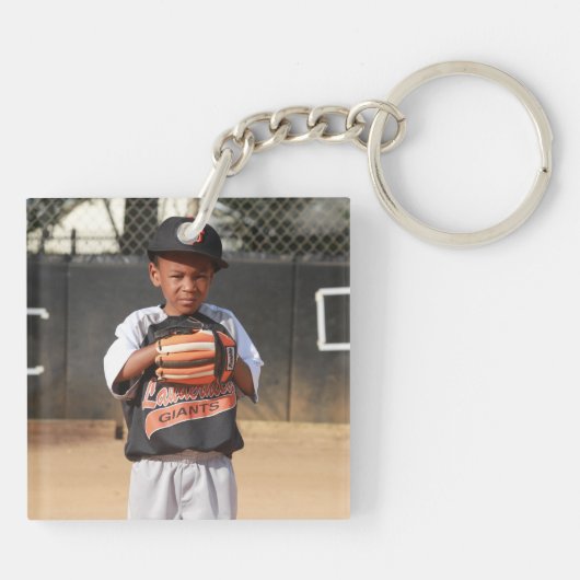 Proud-Baseball-Mama Schlüsselanhänger (Rückseite)