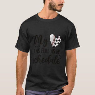 Proud Baseball Soccer Player Mama Baller Mother T-Shirt