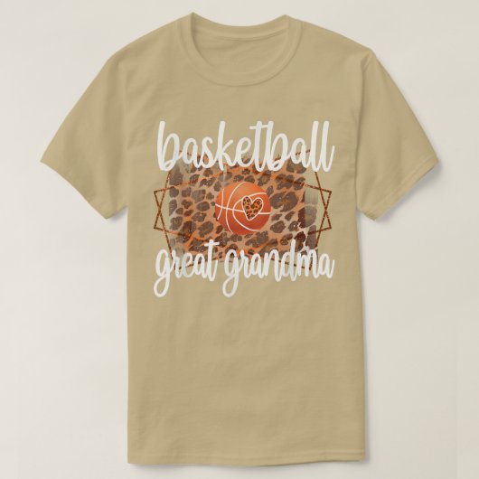 Proud Basketball Großes Oma eines Basketballplatze T-Shirt (Design vorne)