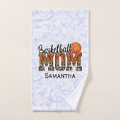Proud Basketball Mama - Court Side Champion Badhandtuch Set (Handtuch)