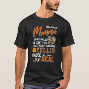 Proud Basketball Momma Basketball Familie Matching T-Shirt