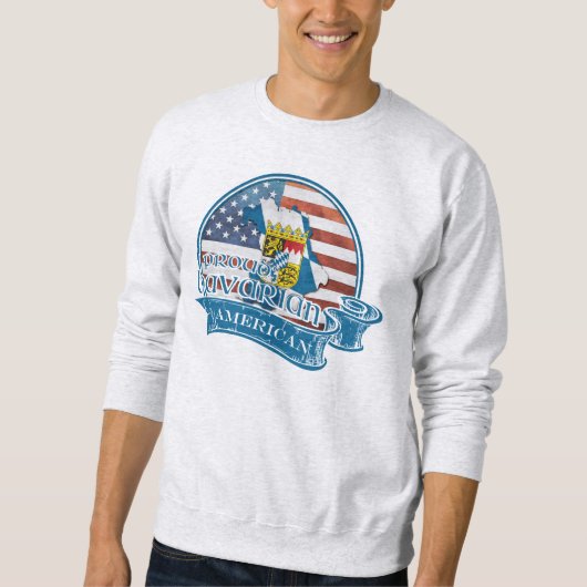 Proud Bavarian American Sweatshirt (Vorderseite)