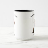 Proud Beagle Mama Personalisiert Hunde Foto Kaffee Tasse (Zentrum)