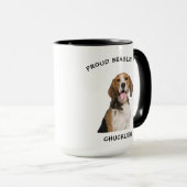 Proud Beagle Mama Personalisiert Hunde Foto Kaffee Tasse (VorderseiteRechts)
