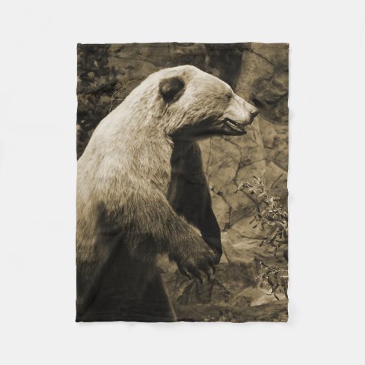 Proud Bear Fleecedecke (Vorderseite)