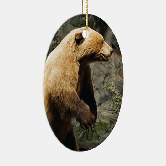 Proud Bear Keramik Ornament (Rechts)