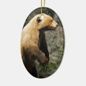 Proud Bear Keramik Ornament (Links)