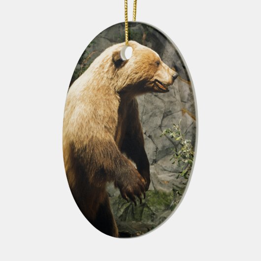 Proud Bear Keramik Ornament (Links)