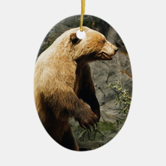 Proud Bear Keramik Ornament (Vorne)