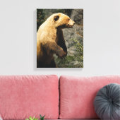 Proud Bear Leinwanddruck (Insitu (Wohnzimmer))