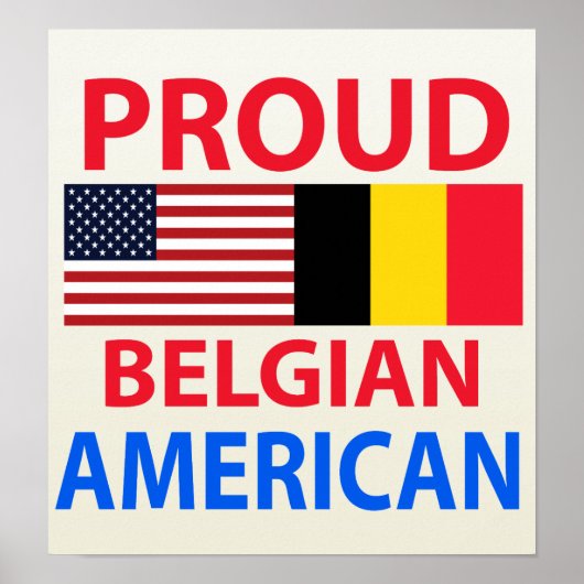 Proud Belud American Poster (Vorne)