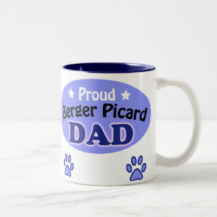 Proud Berger Picard Vater Zweifarbige Tasse
