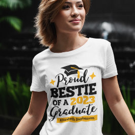 Proud Bestie von einem 2023 Absolvent besten Freun T-Shirt