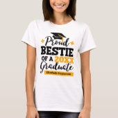 Proud Bestie von einem 2023 Absolvent besten Freun T-Shirt (Vorderseite)