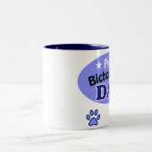 Proud Bichon Frise Dad Zweifarbige Tasse (Mittel)