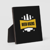 Proud-Biernutzer Fotoplatte (Vorderseite)
