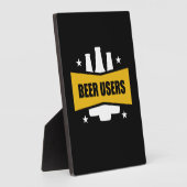 Proud-Biernutzer Fotoplatte (Seite)