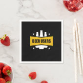 Proud-Biernutzer Serviette (Beispiel)