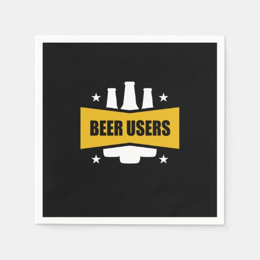 Proud-Biernutzer Serviette (Vorderseite)