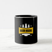 Proud-Biernutzer Zweifarbige Tasse (Mittel)