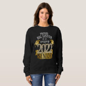 Proud Big Sister of a 2022 Senior Yellow School Co Sweatshirt (Vorne ganz)