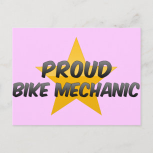 Proud Bike Mechanic Postkarte
