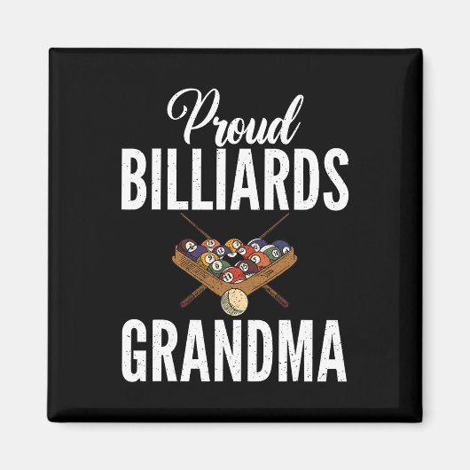 Proud Billiards Oma Pool Billard Oma Magnet (Vorne)