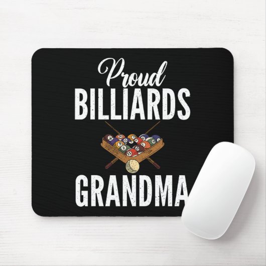 Proud Billiards Oma Pool Billard Oma Mousepad (Mit Mouse)