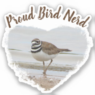 Proud Bird Nerd Coastal Sandpiper Hobby Vogelbeoba Aufkleber