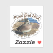 Proud Bird Nerd Hobby Vogelbeobachter Duck Vogelbe Aufkleber (Blatt)