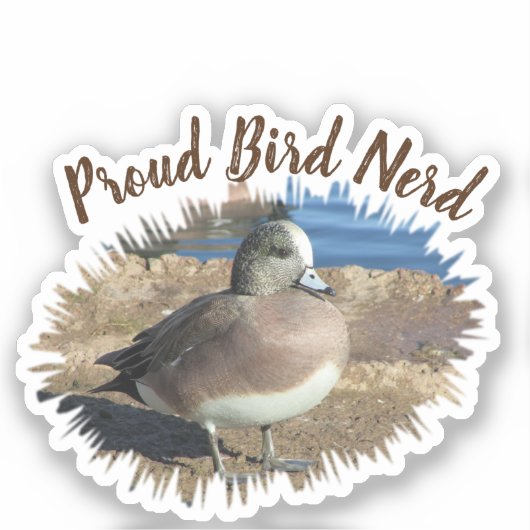Proud Bird Nerd Hobby Vogelbeobachter Duck Vogelbe Aufkleber (Vorderseite)