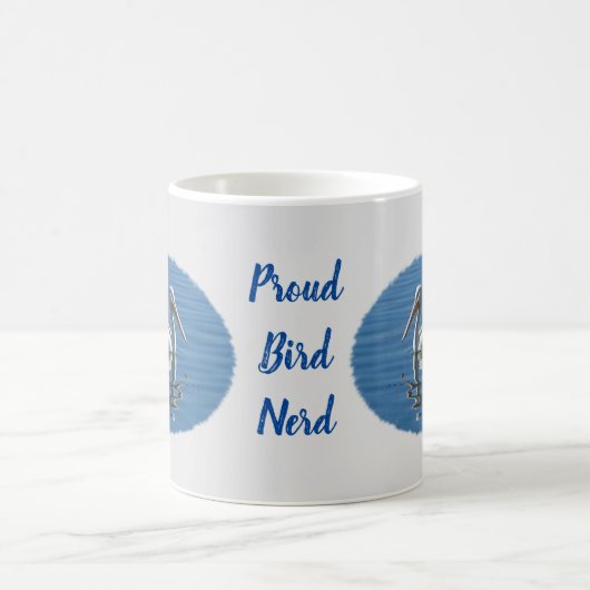 Proud Bird Nerd Pelican Birdwatcher Vogelbeobachte Kaffeetasse (Mittel)